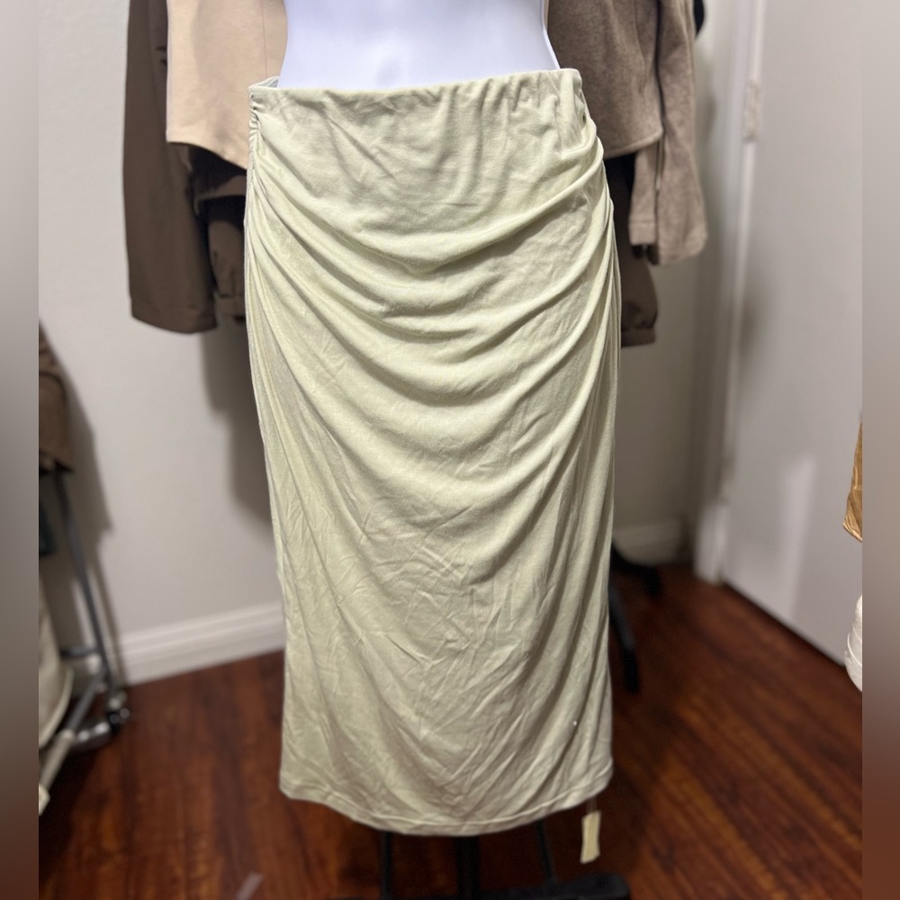 OGL Eco-SkinKiss®2.0 Ruched Side Mermaid Midi Skirt - Picture 2 of 9